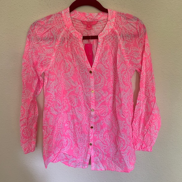 NWT Lilly Pulitzer Elsa top Claudia - Picture 2 of 4